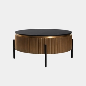 Conrad - Circular Coffee Tableoutdoor coffee table for patio or lounge