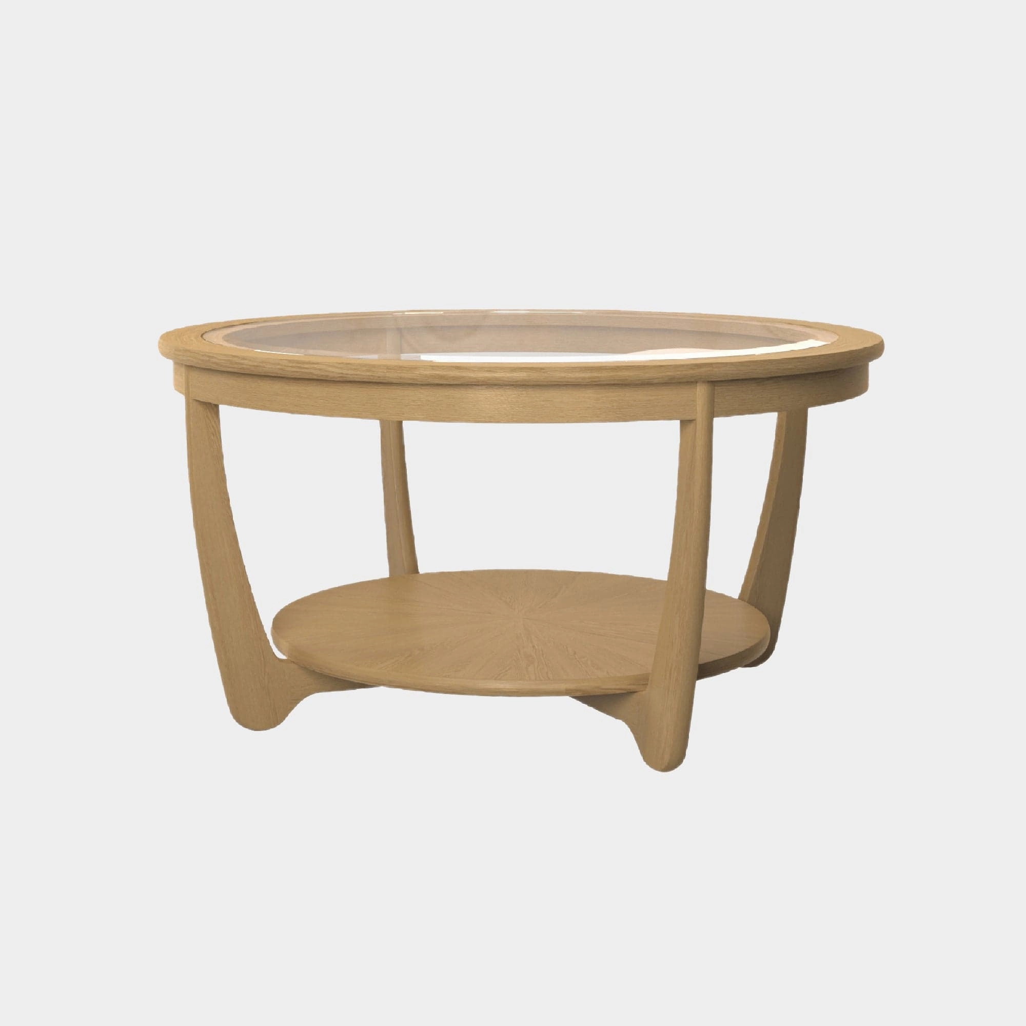 Contour - Round Coffee Table With Glass Topoutdoor coffee table for patio or lounge