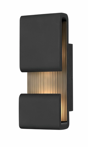 Contour LED Outdoor Lantern BlackOutdoor wall sconces with motion sensor