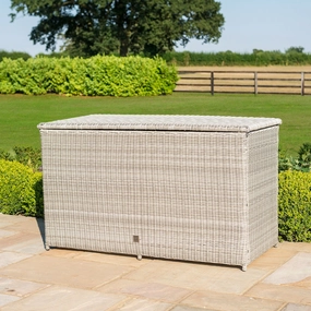 Coral Bay - Storage Box Light Grey RattanPE rattan outdoor lounge chair set