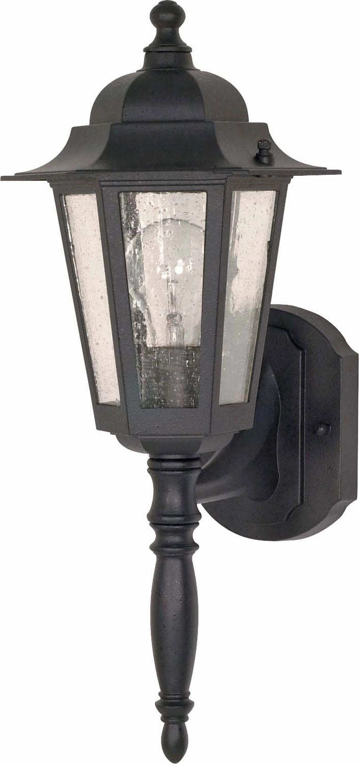 Cornerstone One Light Outdoor Wall Lantern Textured BlackOutdoor wall sconces with motion sensor