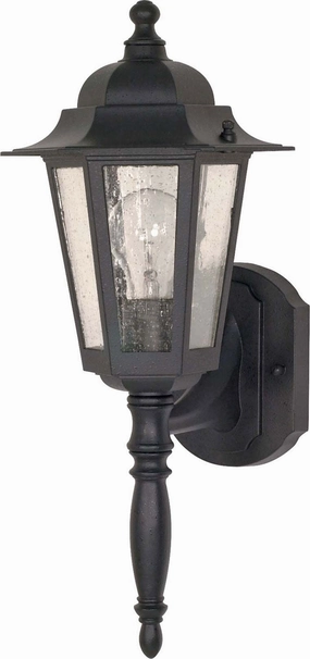 Cornerstone One Light Outdoor Wall Lantern Textured BlackOutdoor wall sconces with motion sensor