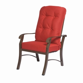 Cortland High Back Dining Chairoutdoor dining chair with armrests