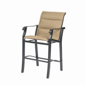 Cortland Padded Sling Stationary Barstoolaluminum alloy outdoor sofa set