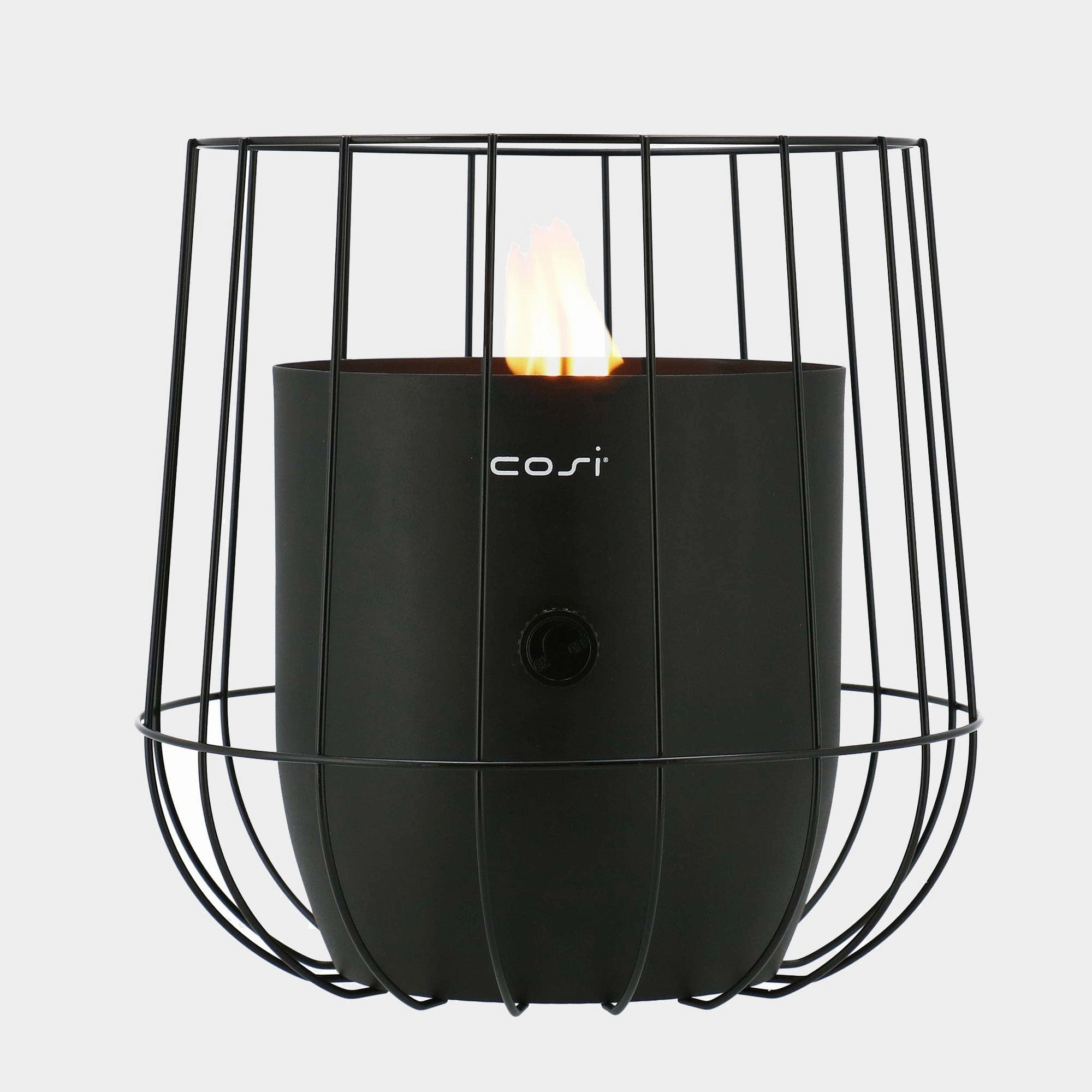 Cosiscoop Basket Black - Outdoor Fire LanternWeatherproof outdoor lighting