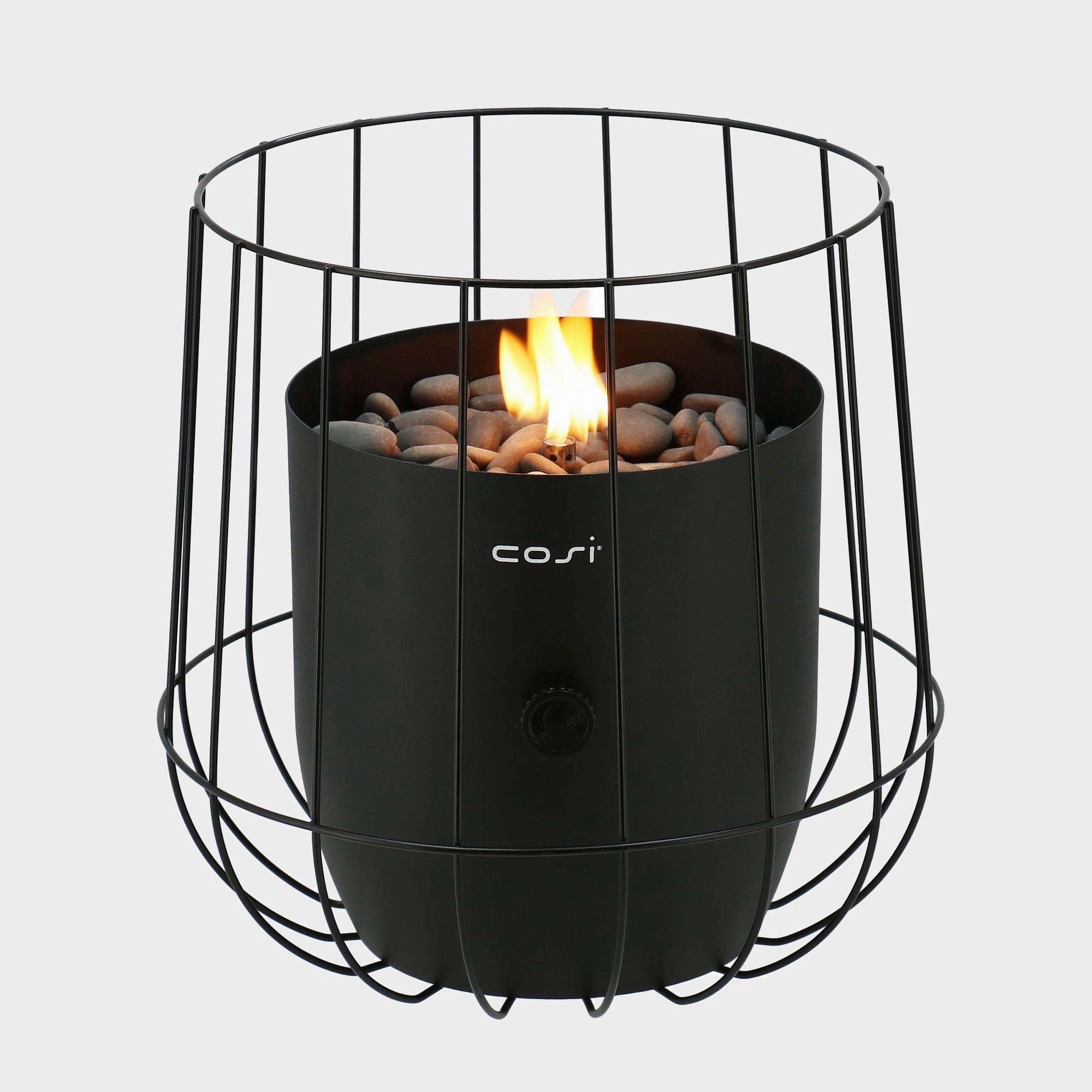 Cosiscoop Basket Black - Outdoor Fire Lantern