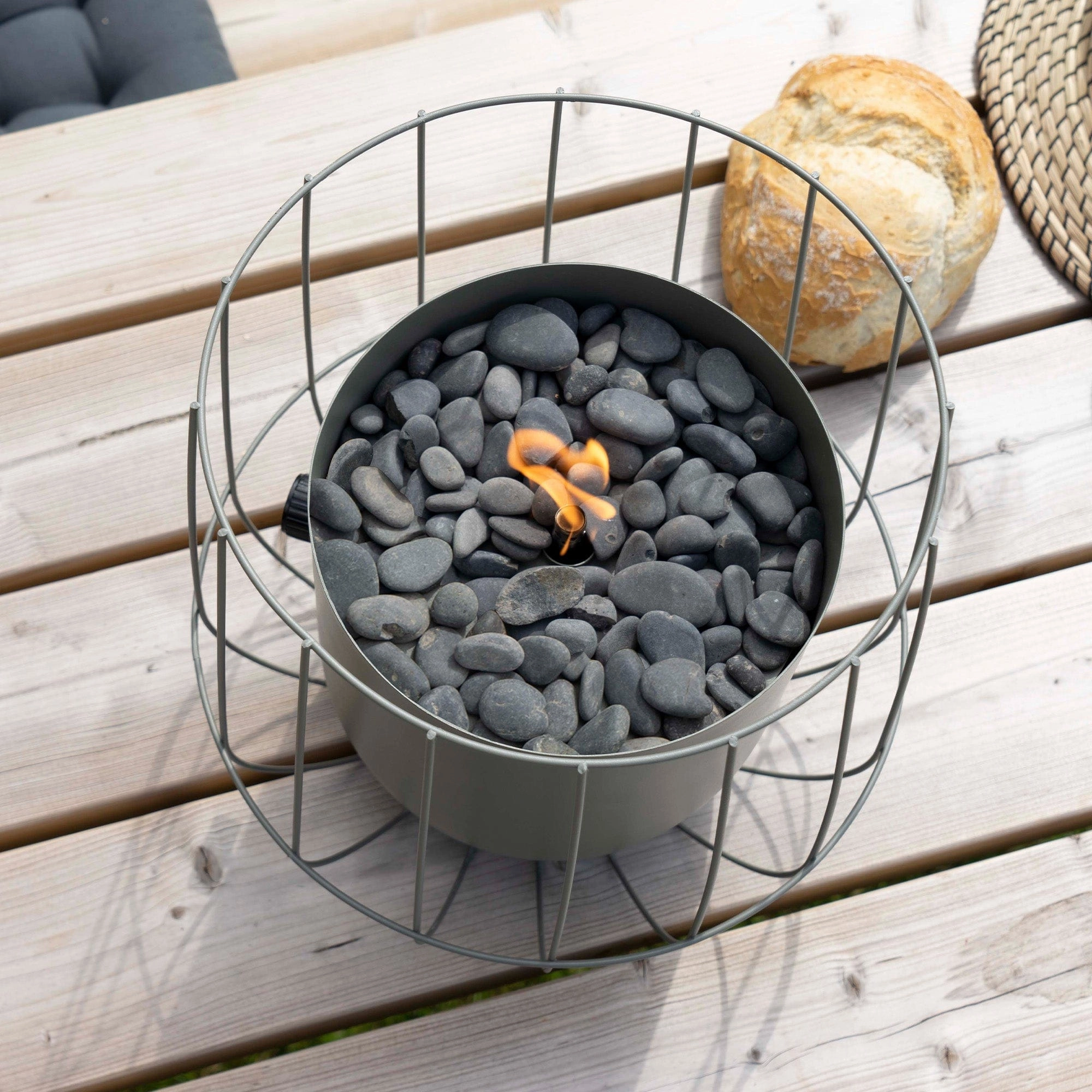 Cosiscoop Basket Olive Green - Outdoor Fire Lantern