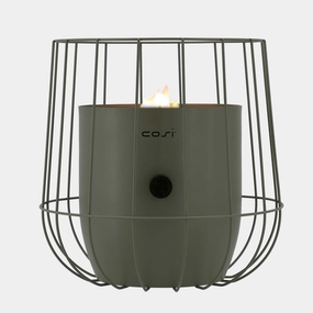 Cosiscoop Basket Olive Green - Outdoor Fire LanternWeatherproof outdoor lighting