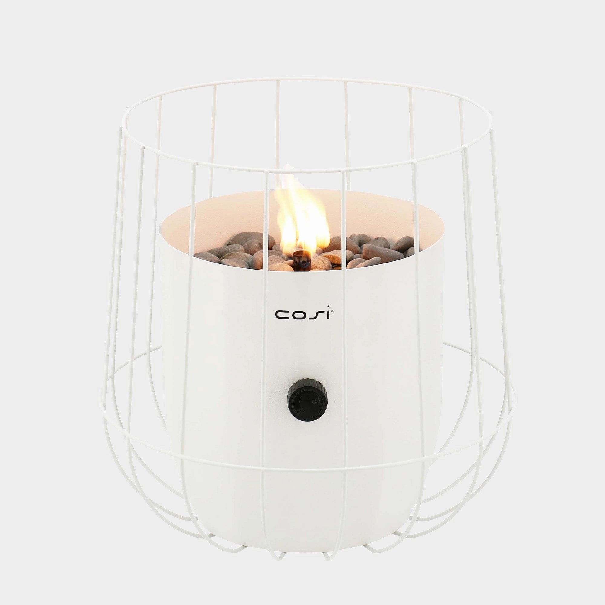 Cosiscoop Basket White - Outdoor Fire Lantern