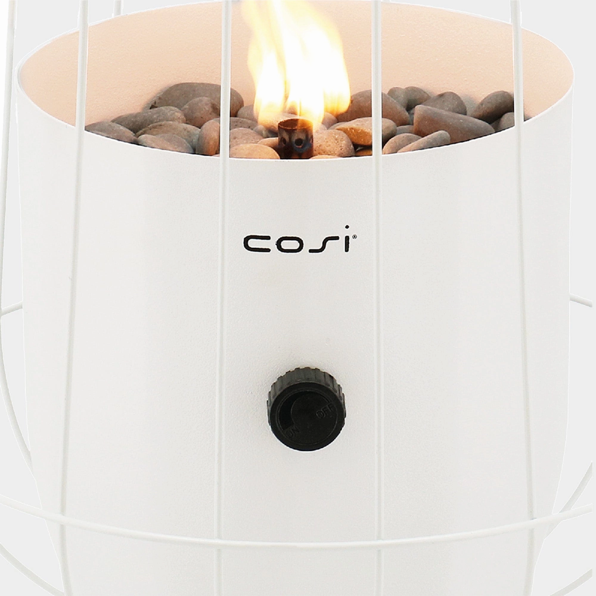 Cosiscoop Basket White - Outdoor Fire Lantern