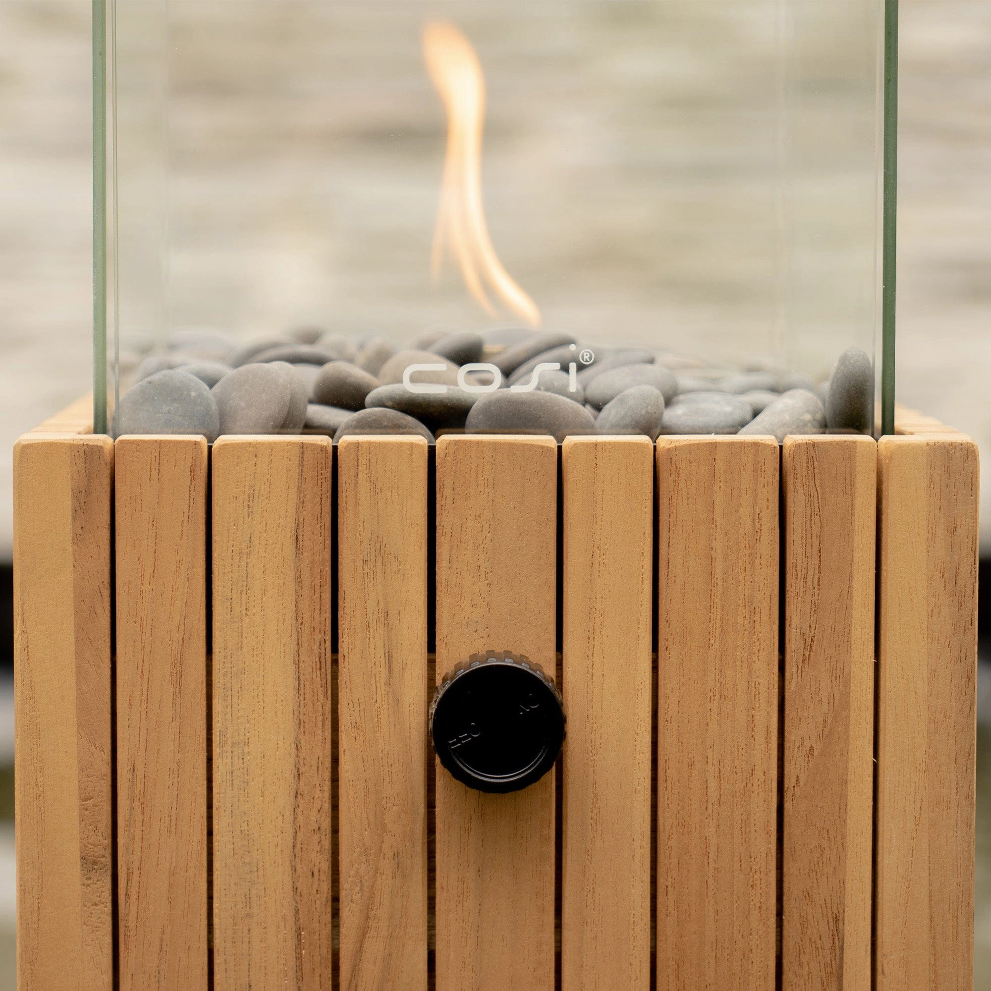 Cosiscoop Timber Square - Outdoor Fire Lantern