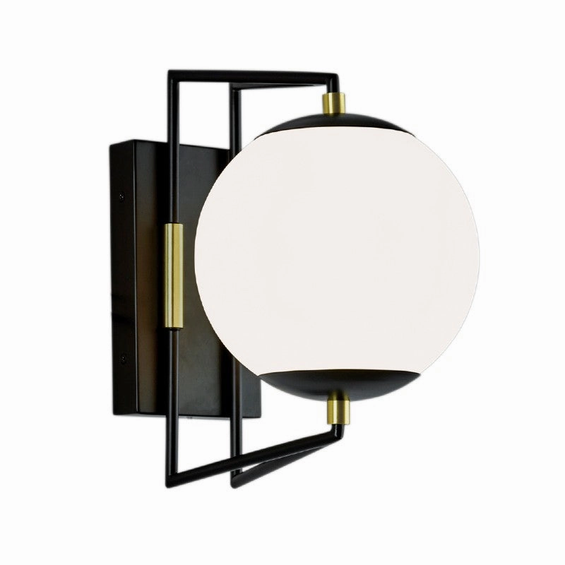 Cosmos LED Outdoor Wall Mount Matte Black With Satin BrassOutdoor wall sconces with motion sensor