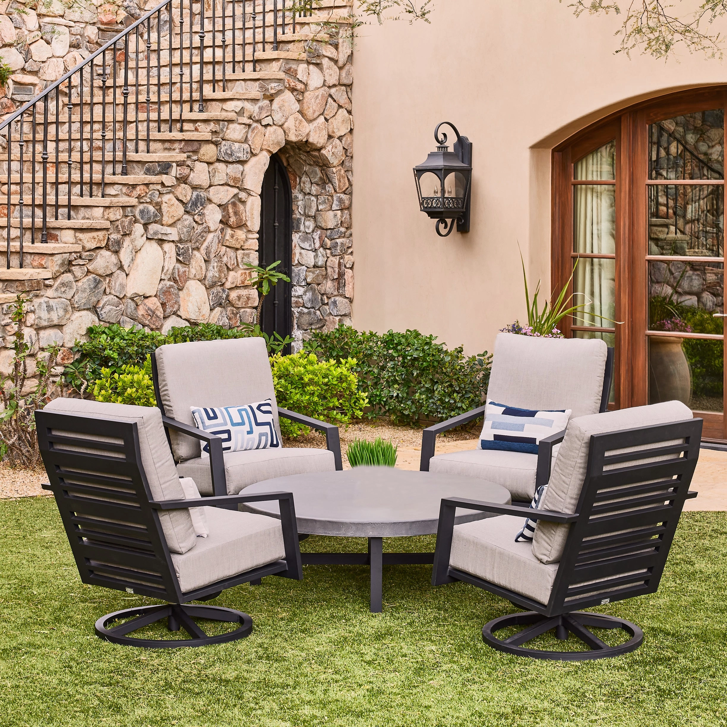 Costa Swivel Rocker Club Chair