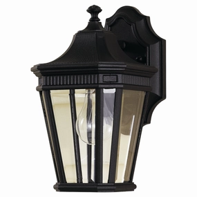 Cotswold Lane One Light Outdoor Wall Lantern BlackOutdoor wall sconces with motion sensor