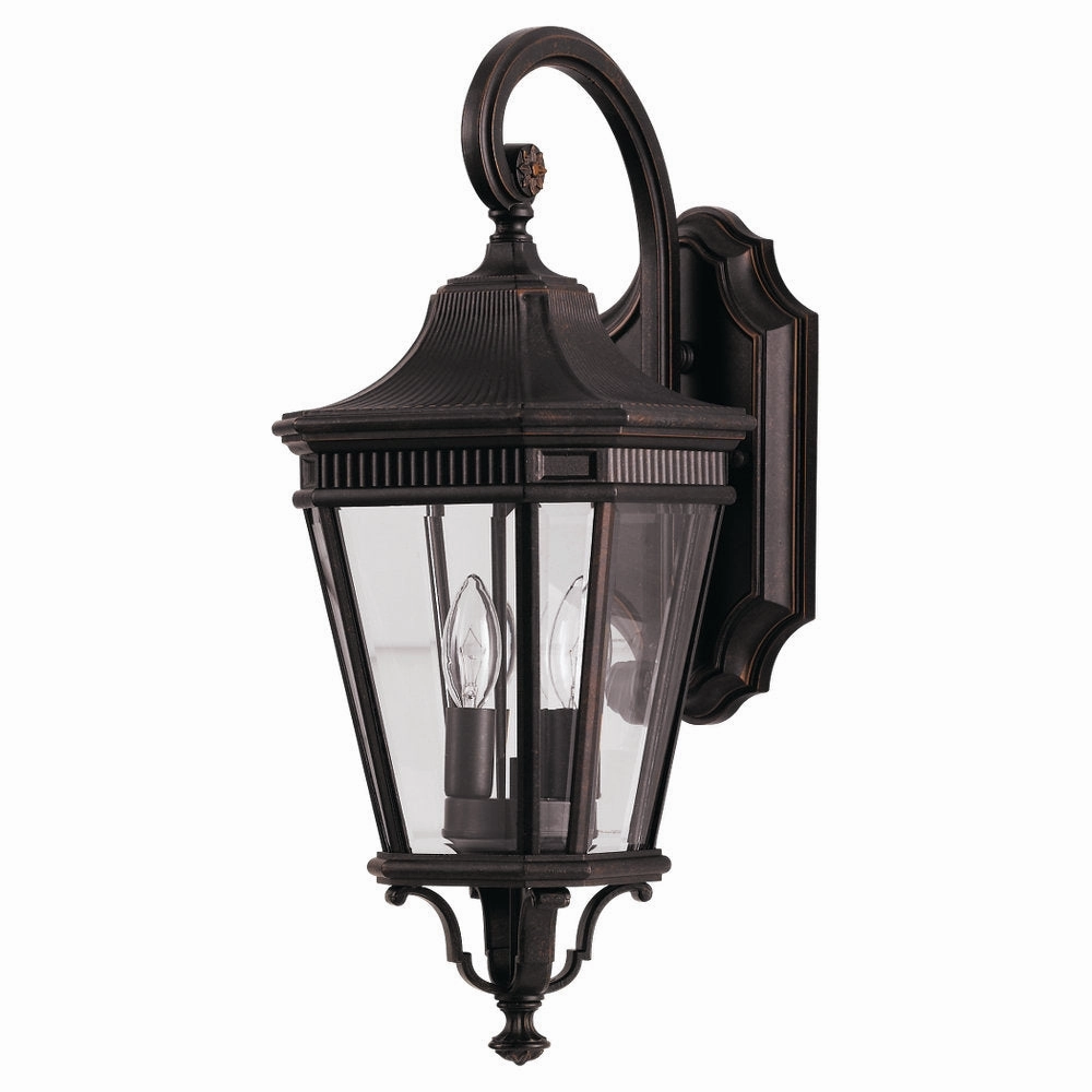 Cotswold Lane Two Light Outdoor Fixture Grecian BronzeOutdoor wall sconces with motion sensor