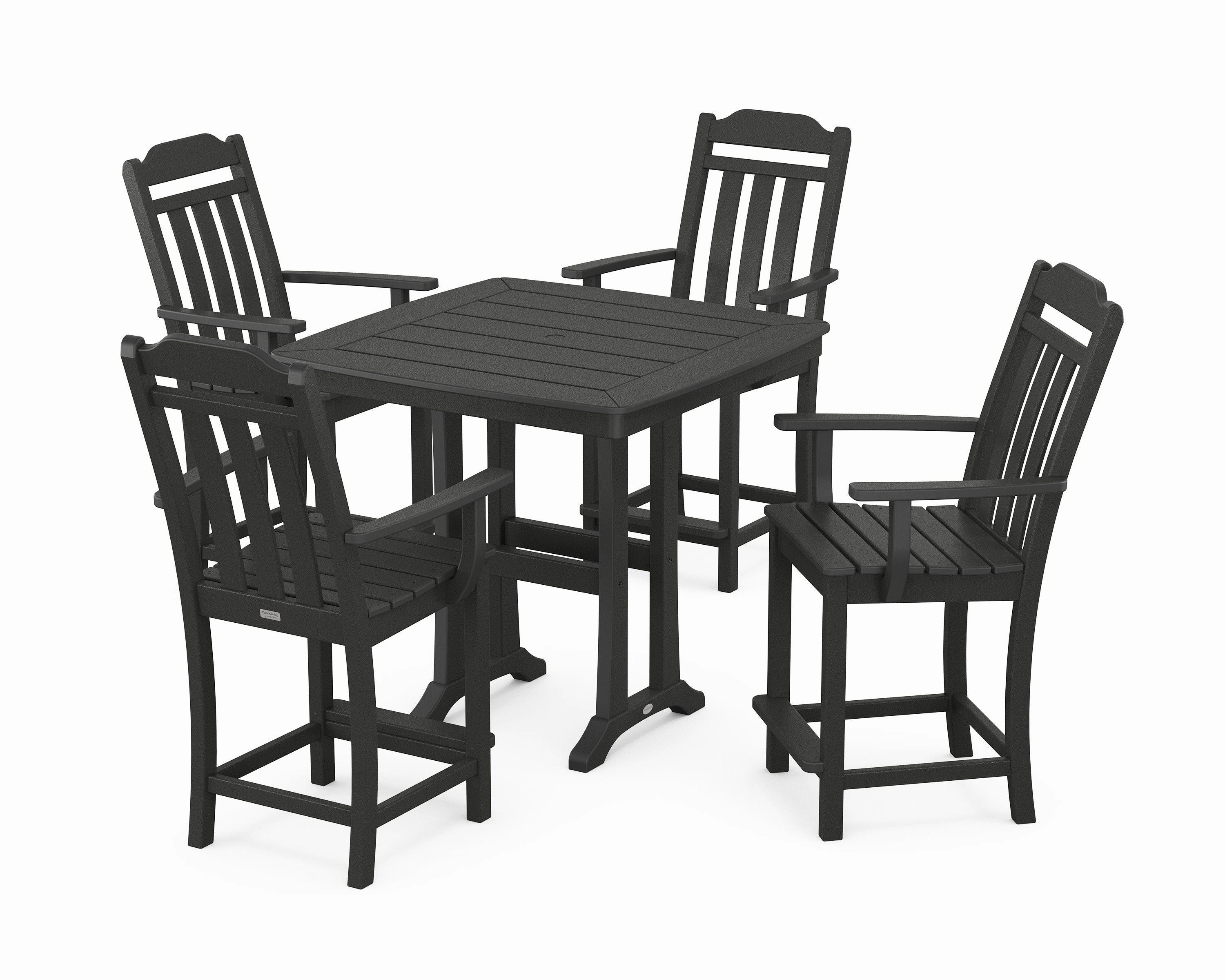 Cottage 5-Piece Counter Set with Trestle Legs