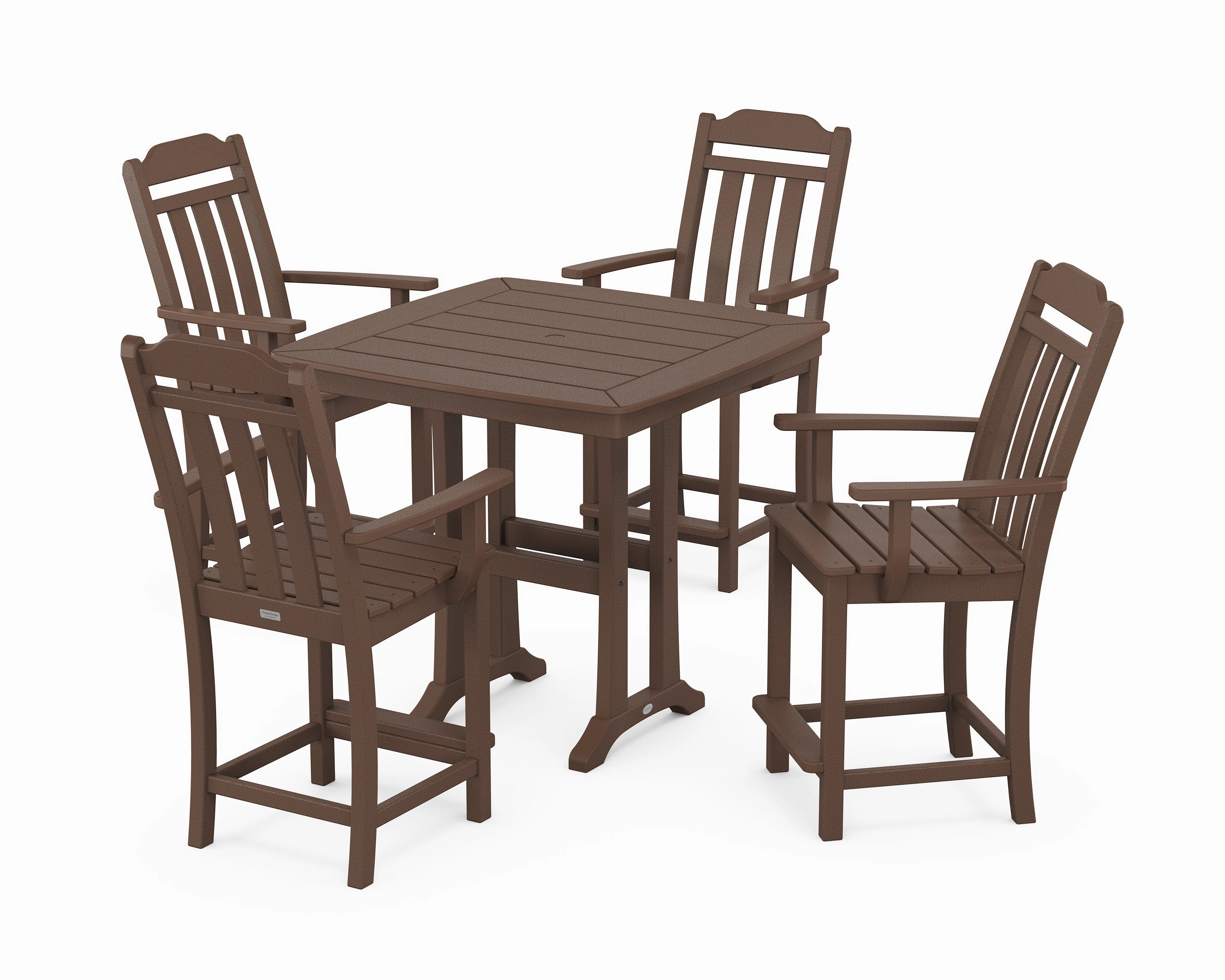 Cottage 5-Piece Counter Set with Trestle Legs