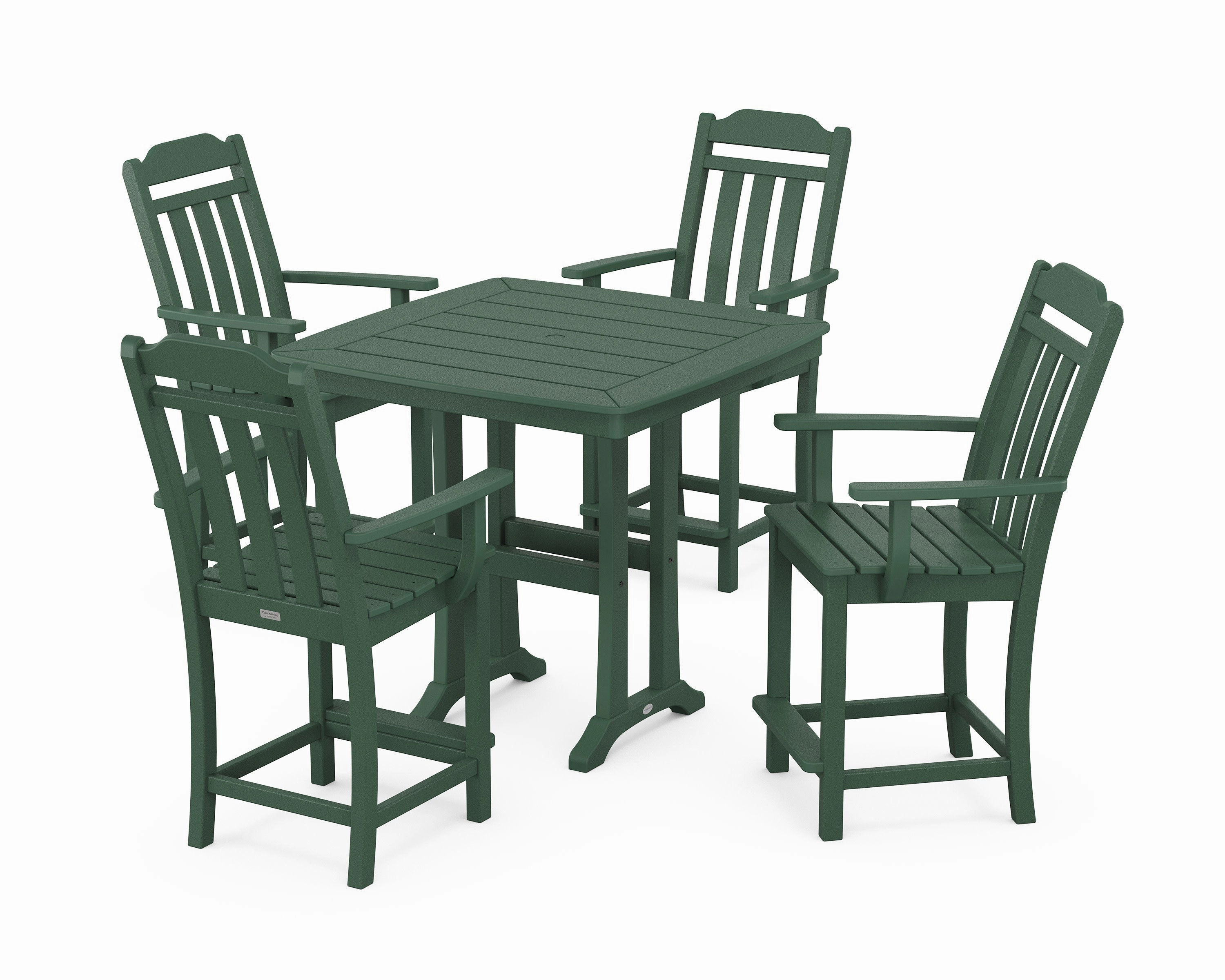 Cottage 5-Piece Counter Set with Trestle Legs