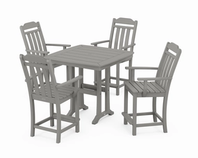 Cottage 5-Piece Counter Set with Trestle Legsoutdoor patio furniture set