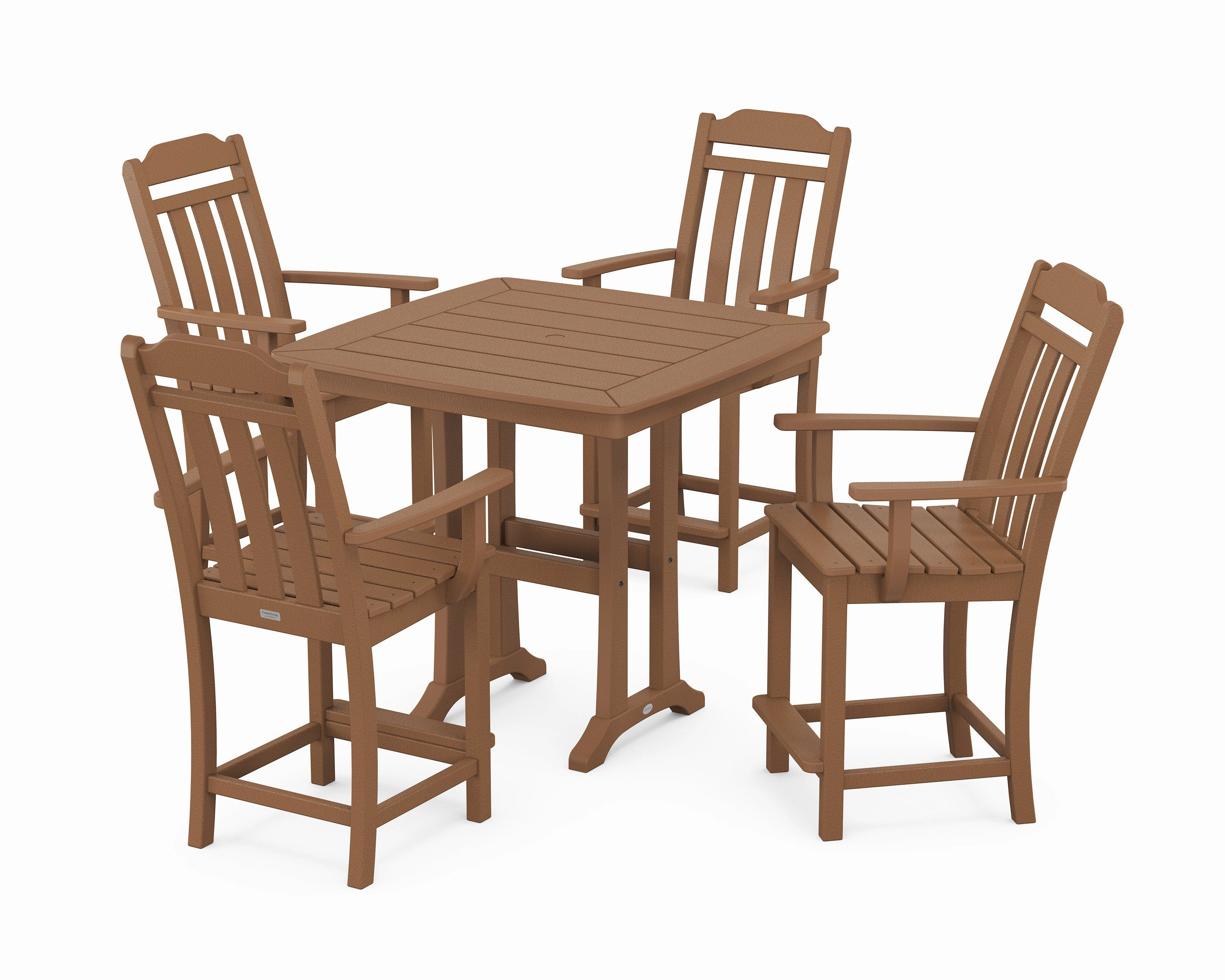 Cottage 5-Piece Counter Set with Trestle Legs