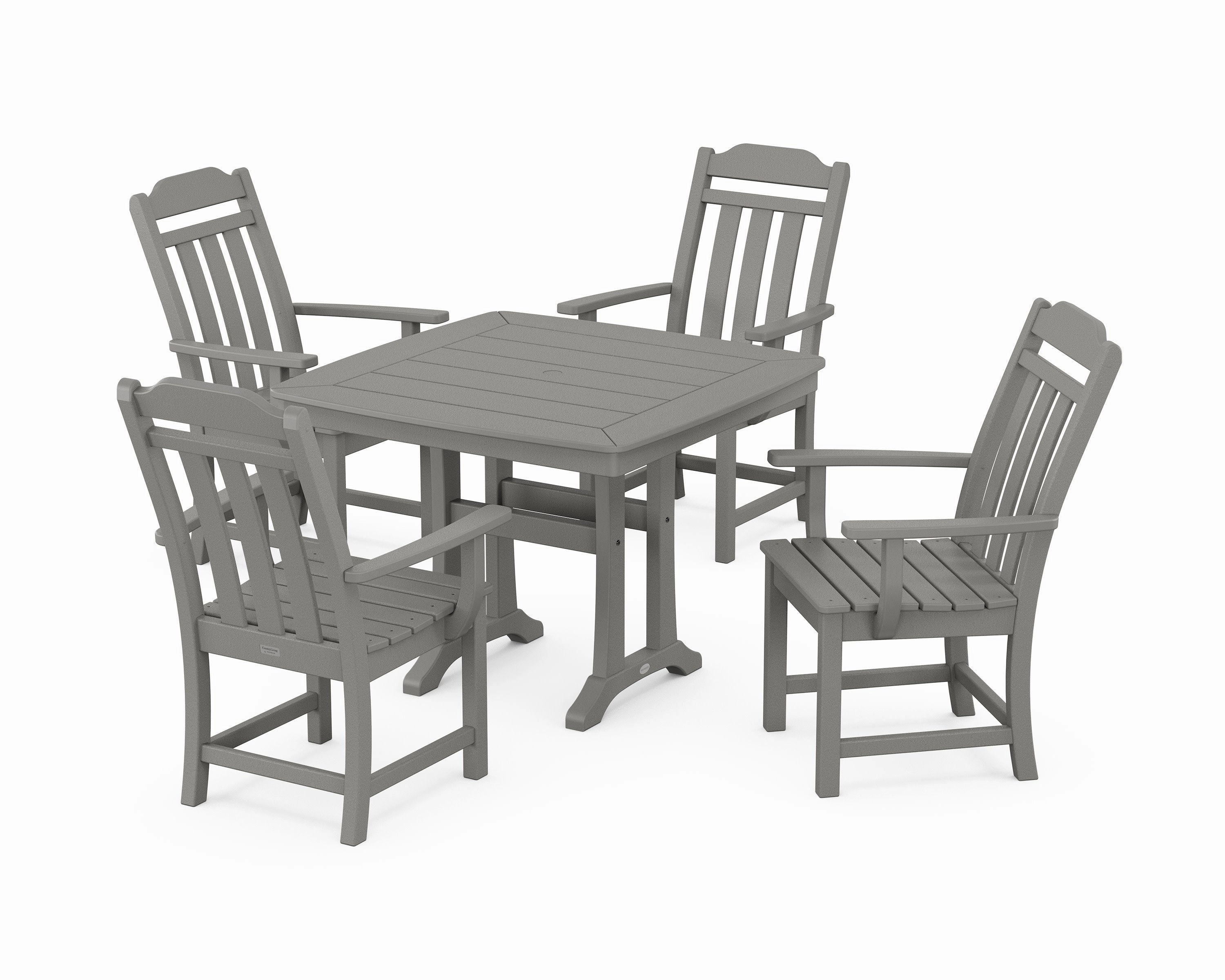 Cottage 5-Piece Dining Set with Trestle Legsoutdoor patio furniture set