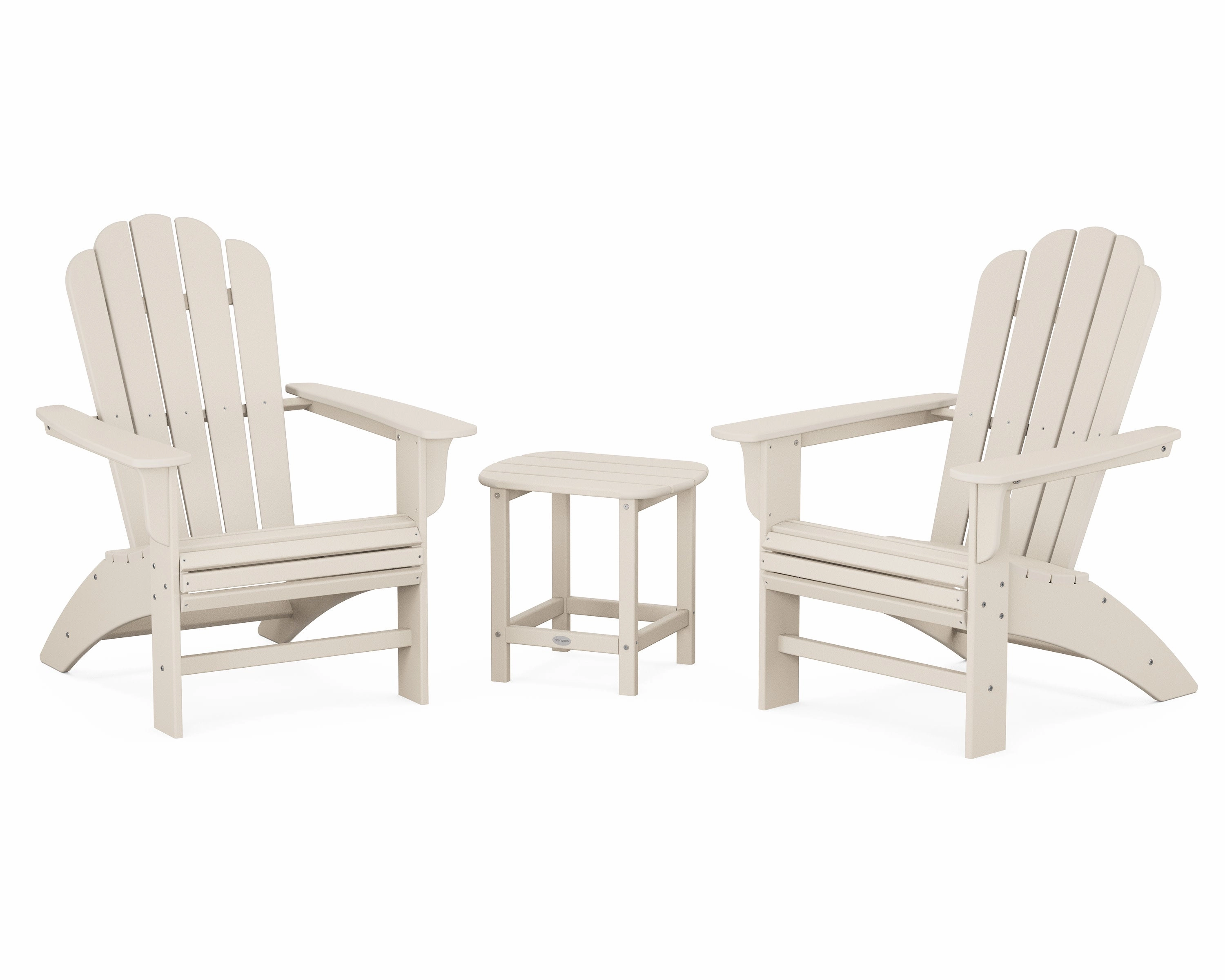 Cottage Curveback Adirondack Chair 3-Piece Set