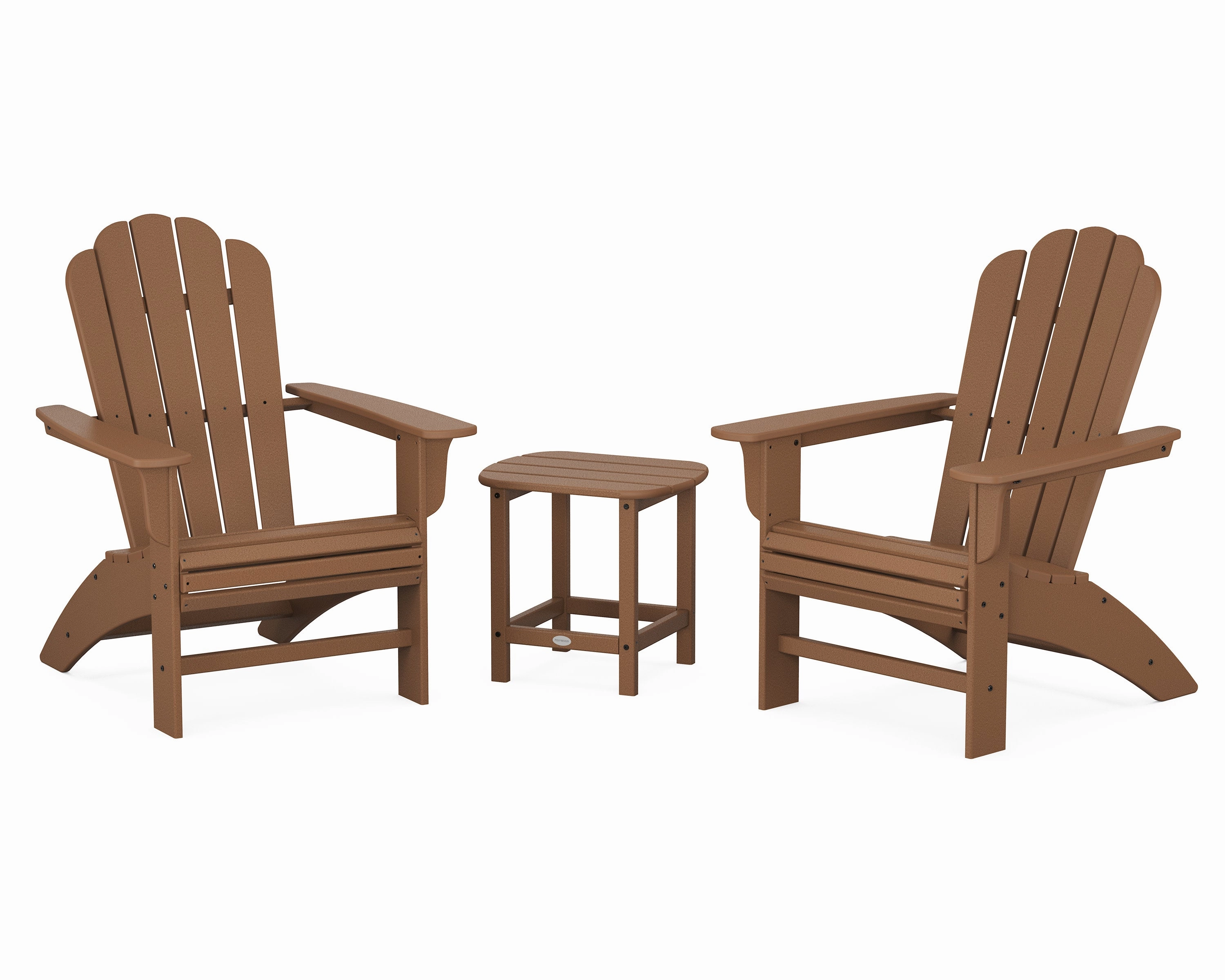 Cottage Curveback Adirondack Chair 3-Piece Set