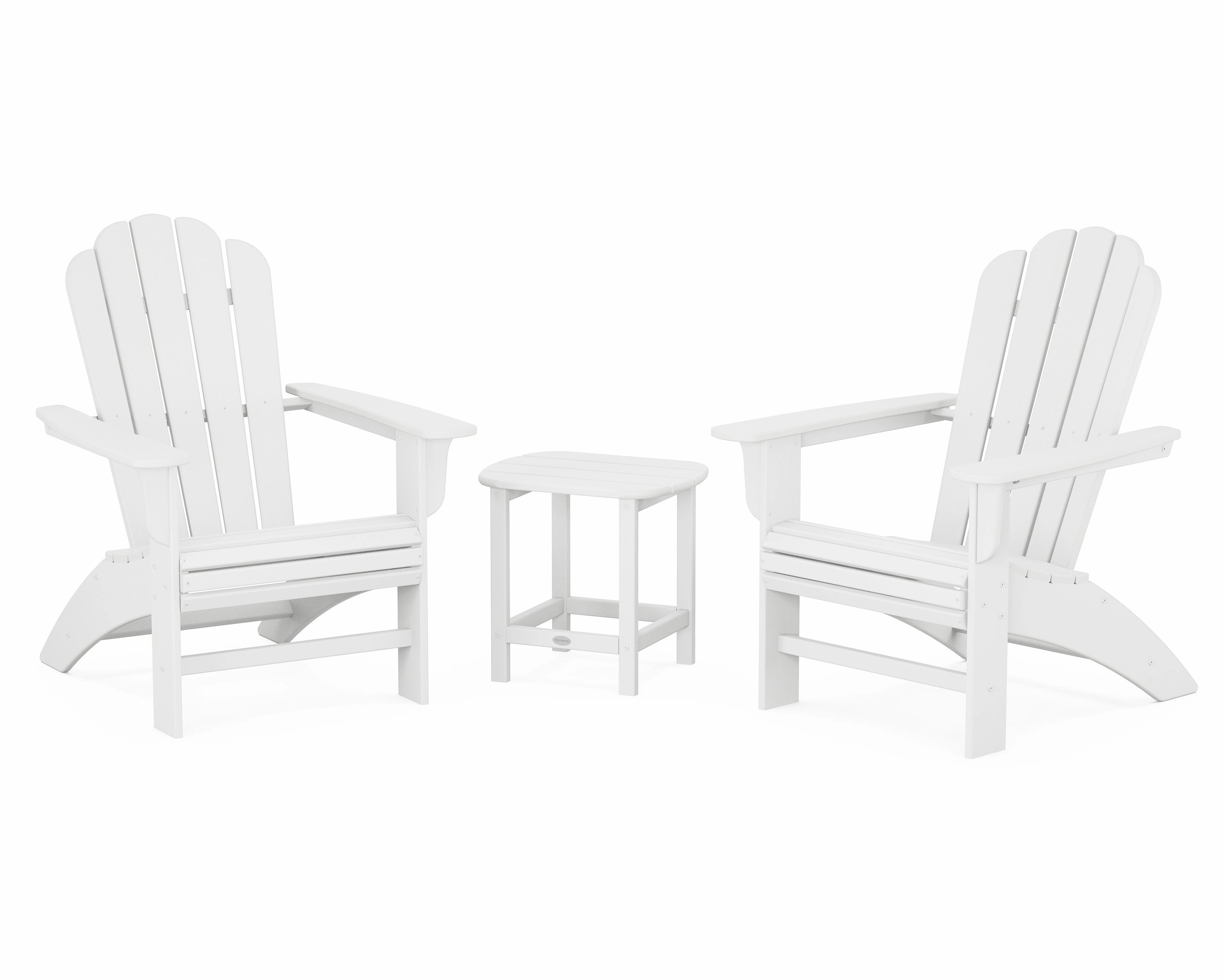 Cottage Curveback Adirondack Chair 3-Piece Set