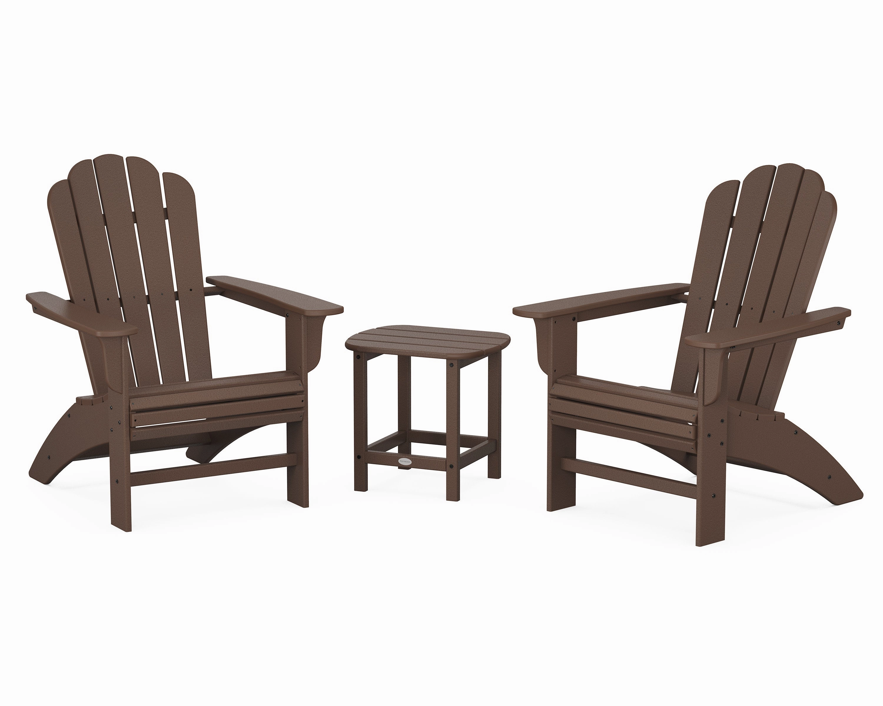 Cottage Curveback Adirondack Chair 3-Piece Set