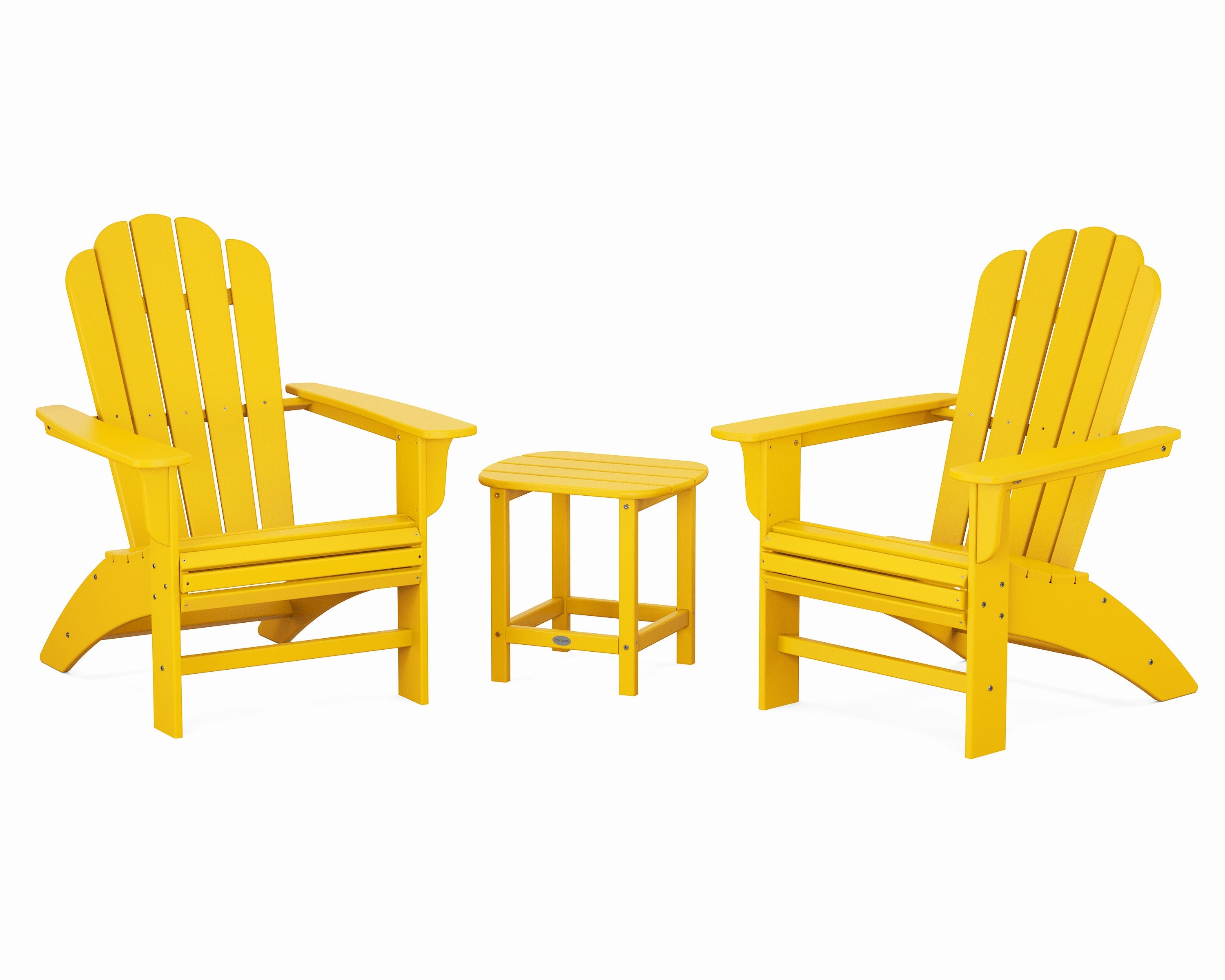 Cottage Curveback Adirondack Chair 3-Piece Set