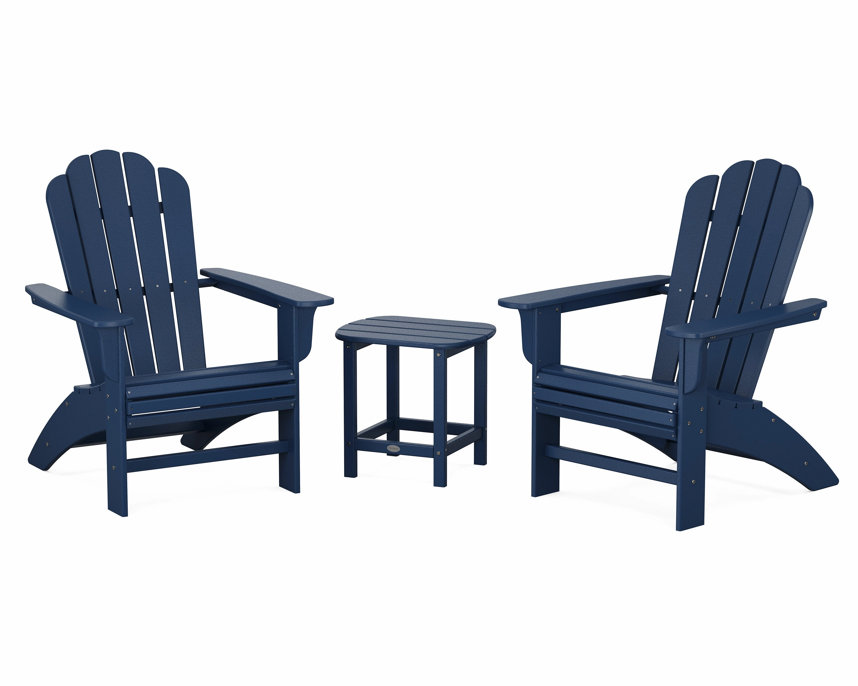 Cottage Curveback Adirondack Chair 3-Piece Set