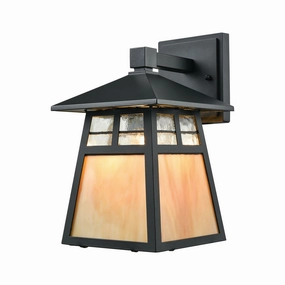 Cottage One Light Outdoor Wall Sconce Matte BlackOutdoor wall sconces with motion sensor