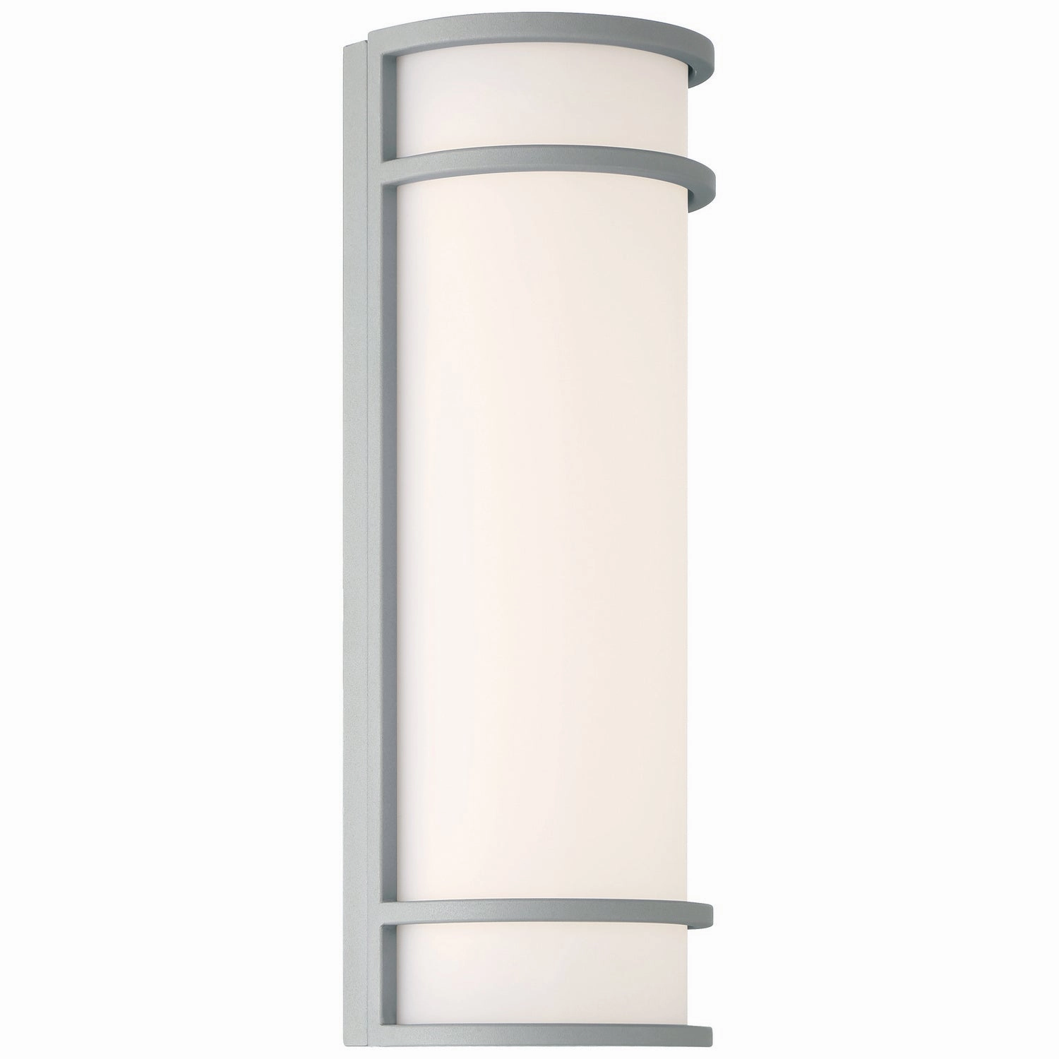 Cove Dual Voltage LED Outdoor Wall Mount SatinOutdoor wall sconces with motion sensor