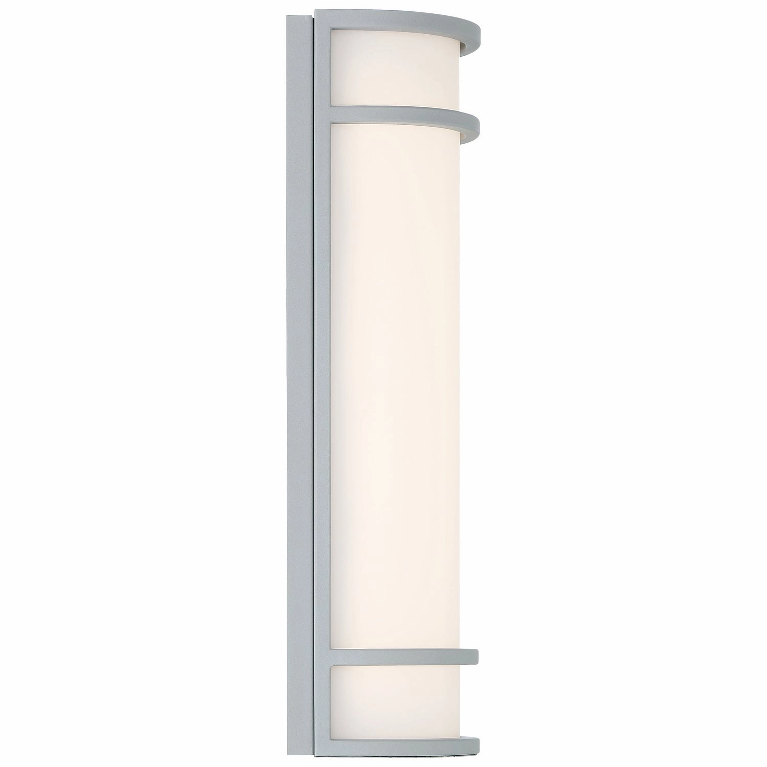 Cove Dual Voltage LED Outdoor Wall Mount Satin
