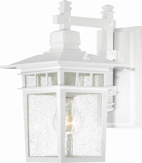 Cove Neck One Light Wall Lantern WhiteOutdoor wall sconces with motion sensor