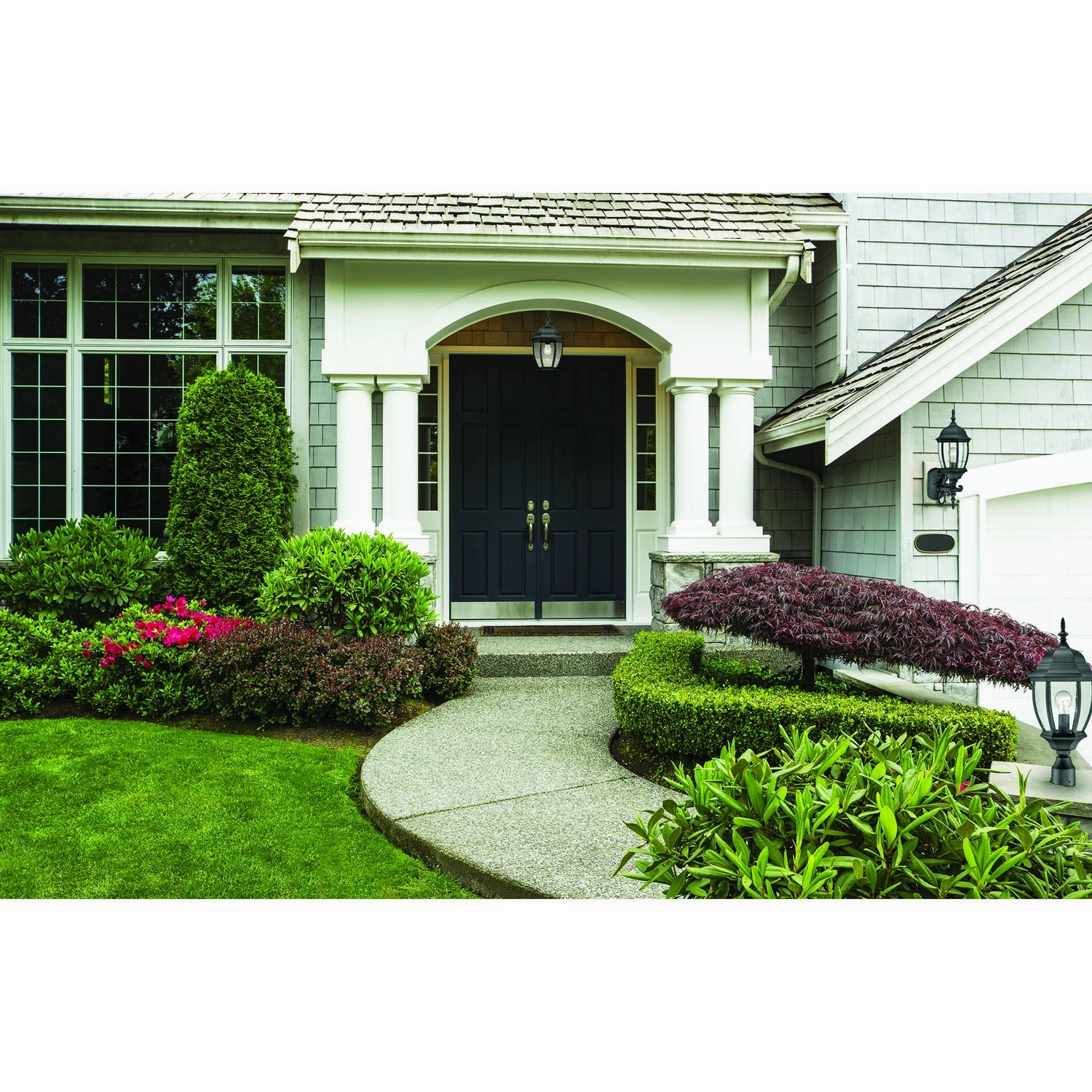 Covington One Light Outdoor Wall Sconce Black
