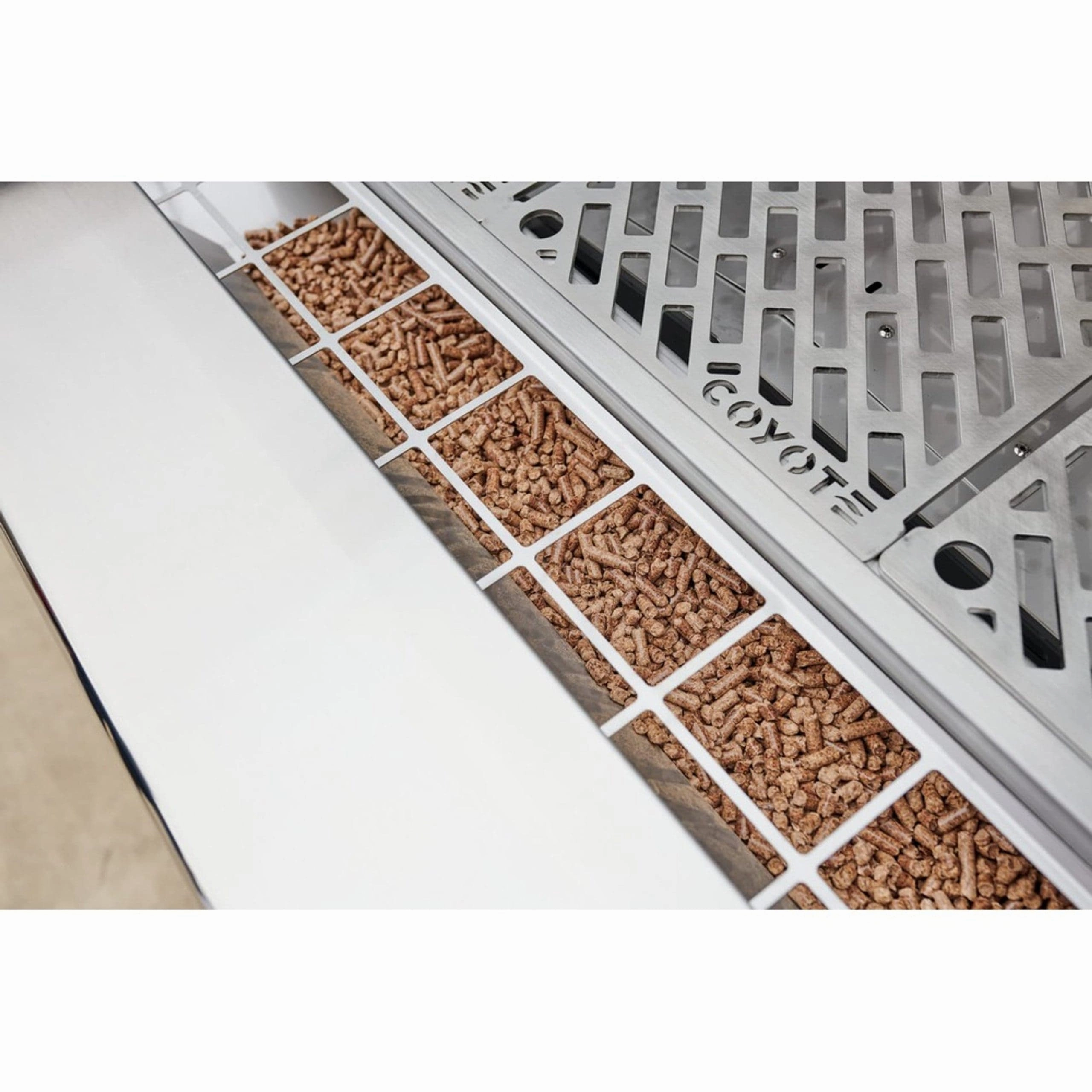 Coyote 28-inch Freestanding Stainless Steel Pellet Grill C1P28-FS