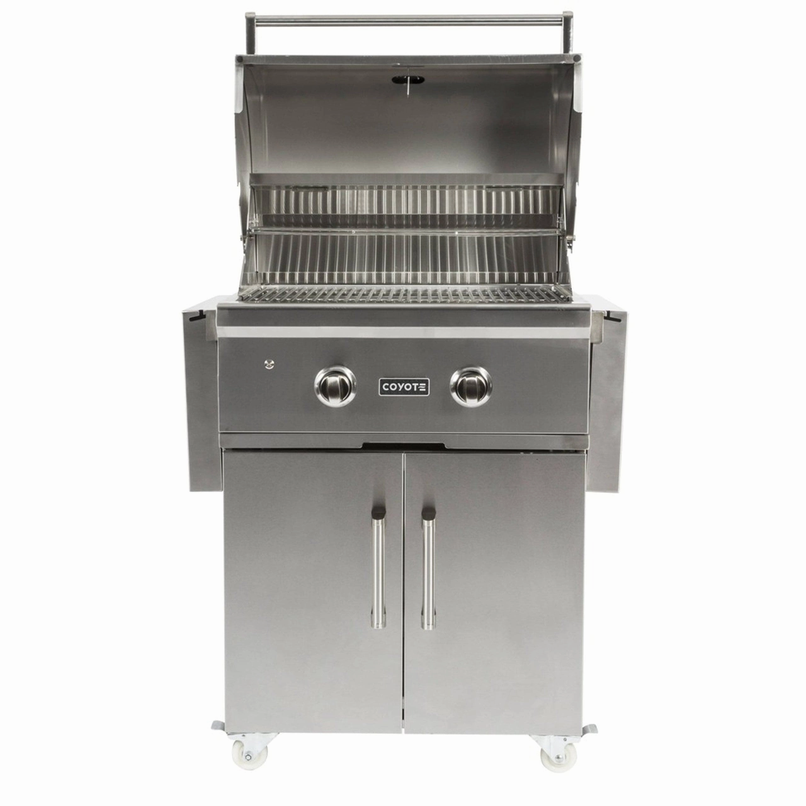 Coyote 28-inch on Cart Burner Freestanding N Gas Grill C1C28NG-FS