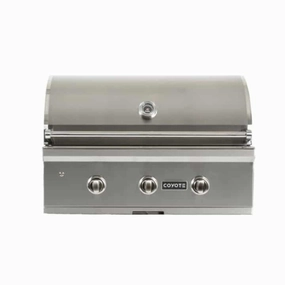 Coyote 34-inch with Infinity Burners Built-in LP Gas Grill C2C34LP compact BBQ grill for small spaces