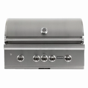 Coyote 36-inch Built-In LP Gas Grill with I-Burner C1S36LP compact BBQ grill for small spaces