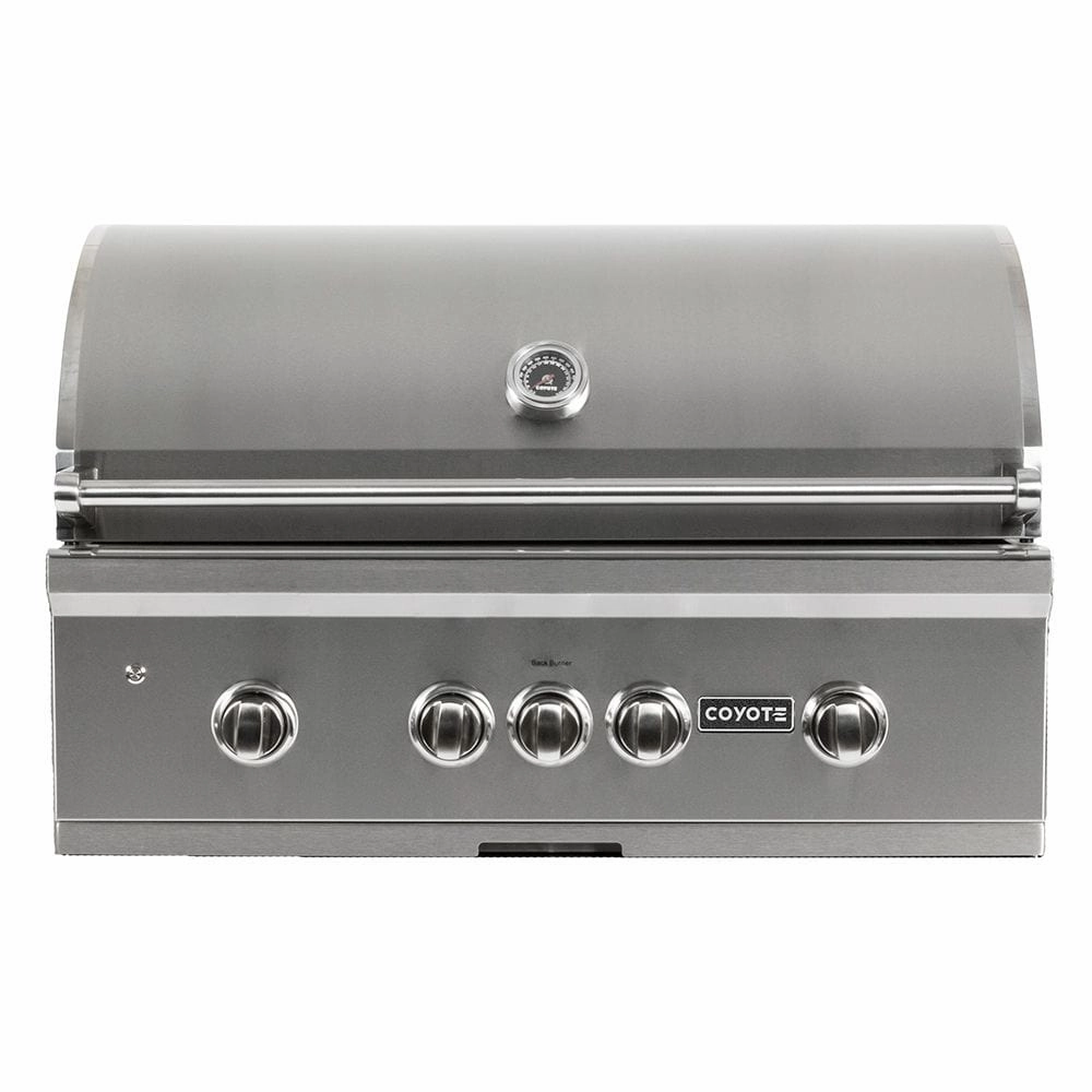 Coyote 36-inch Built-In LP Gas Grill with I-Burner C1S36LP compact BBQ grill for small spaces