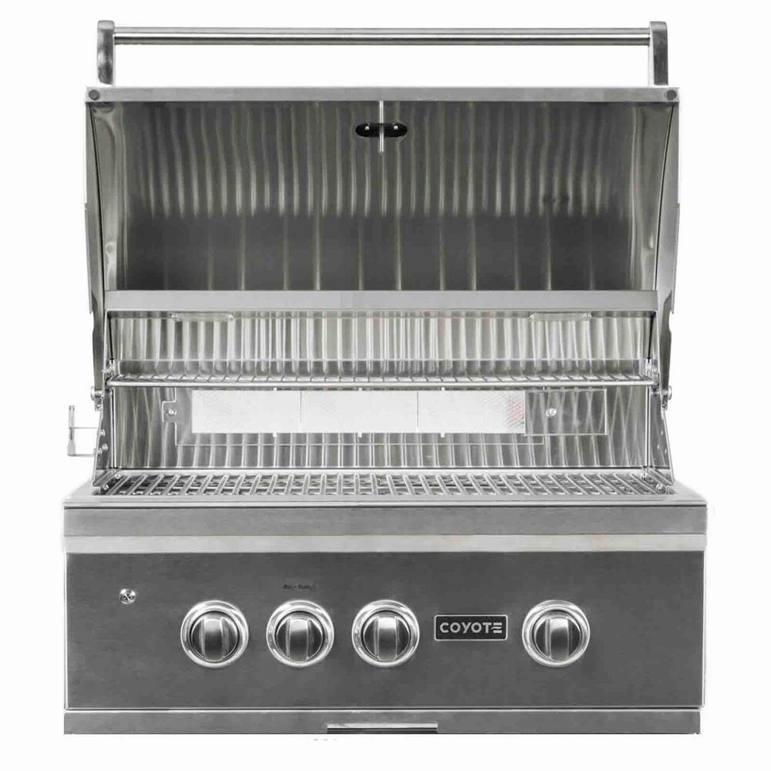 Coyote S-Series 30-inch Rapid Sear Natural Gas Grill on Cart C2SL30NG-FS