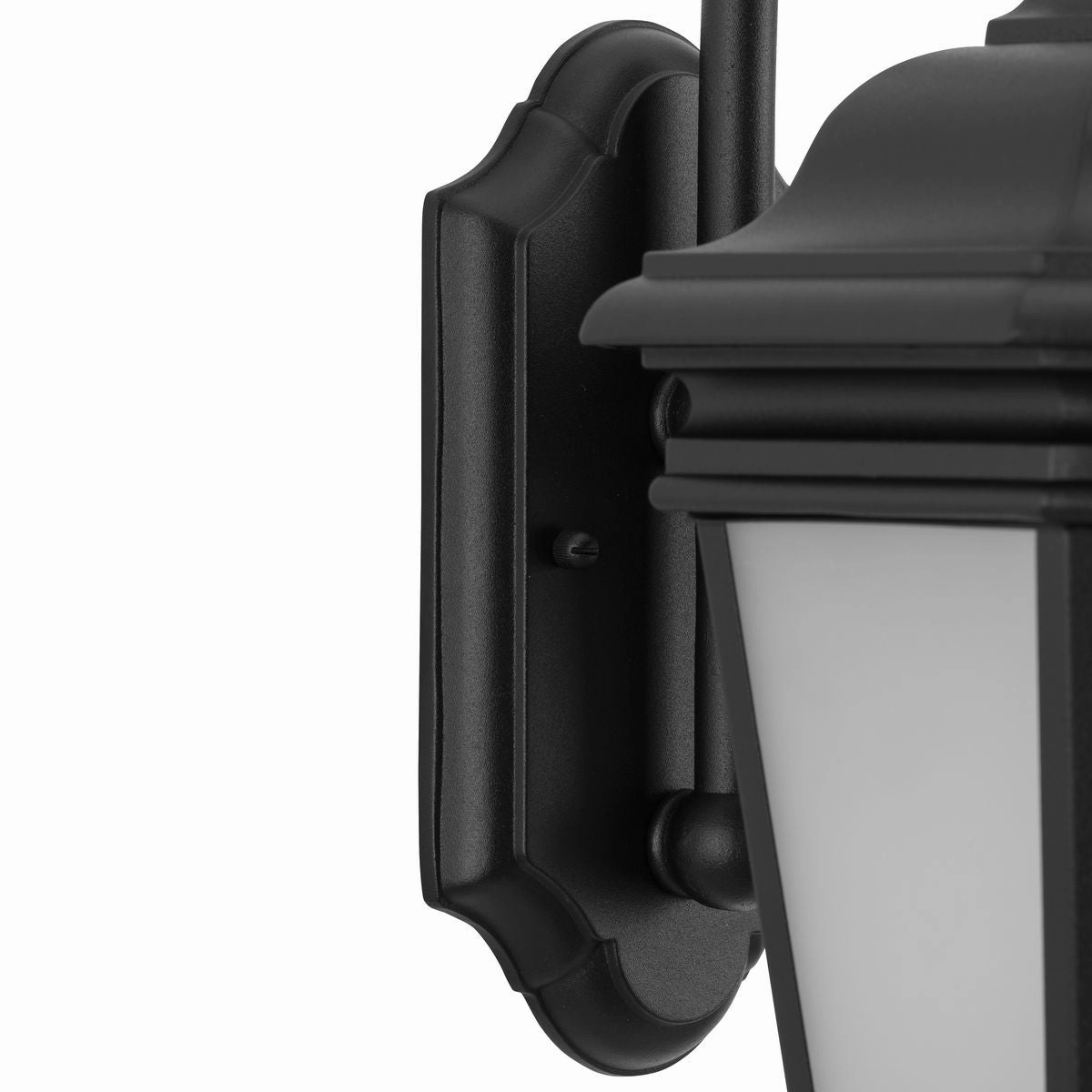 Crawford One Light Wall Lantern Black