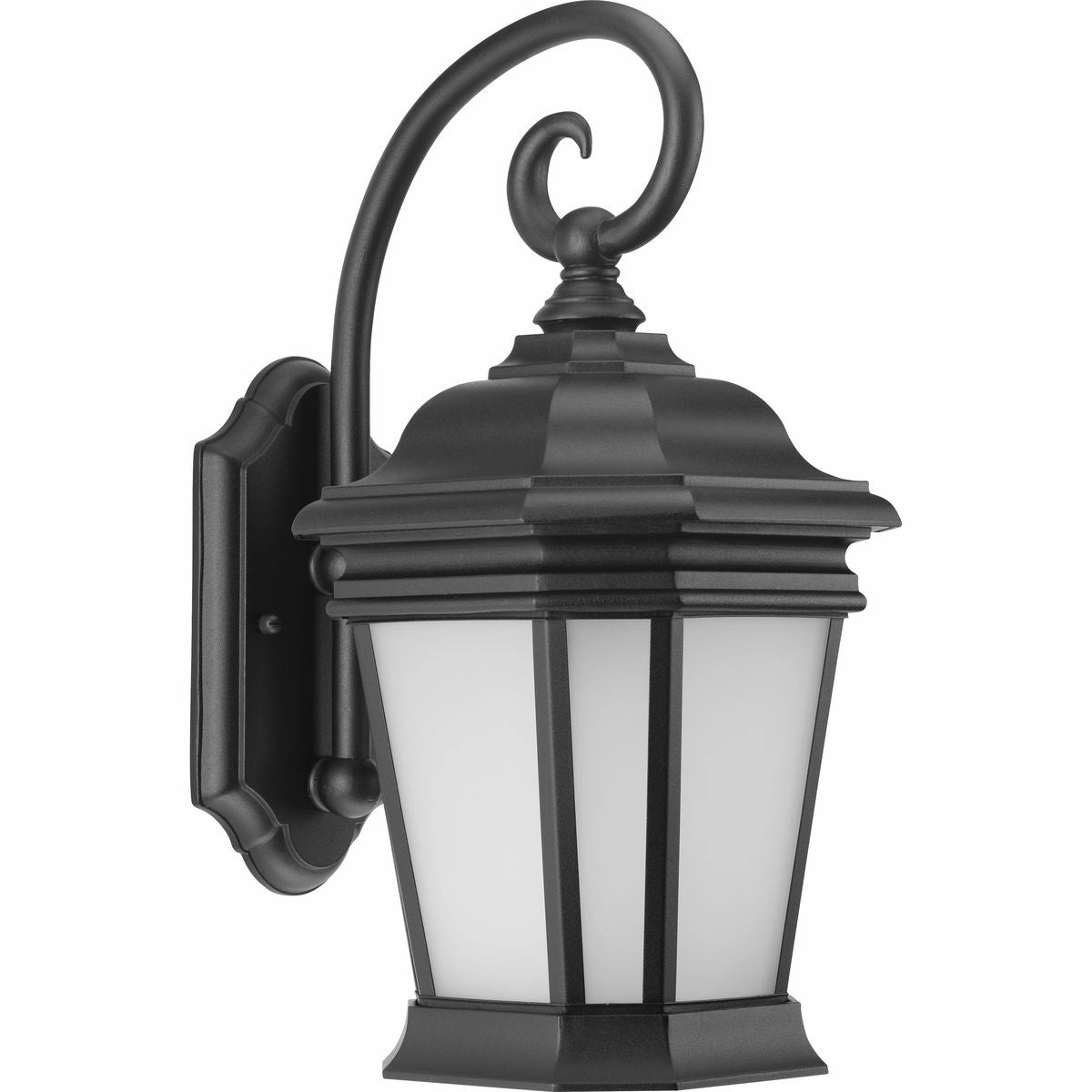 Crawford One Light Wall Lantern Black