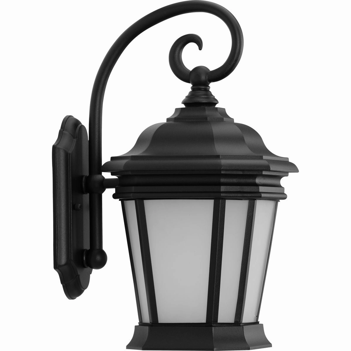 Crawford One Light Wall Lantern Black