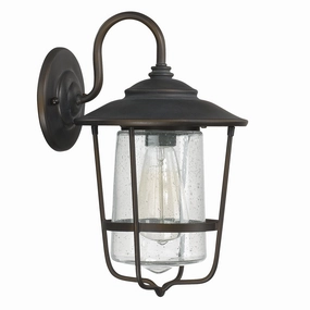 Creekside One Light Outdoor Wall Lantern Old BronzeOutdoor wall sconces with motion sensor