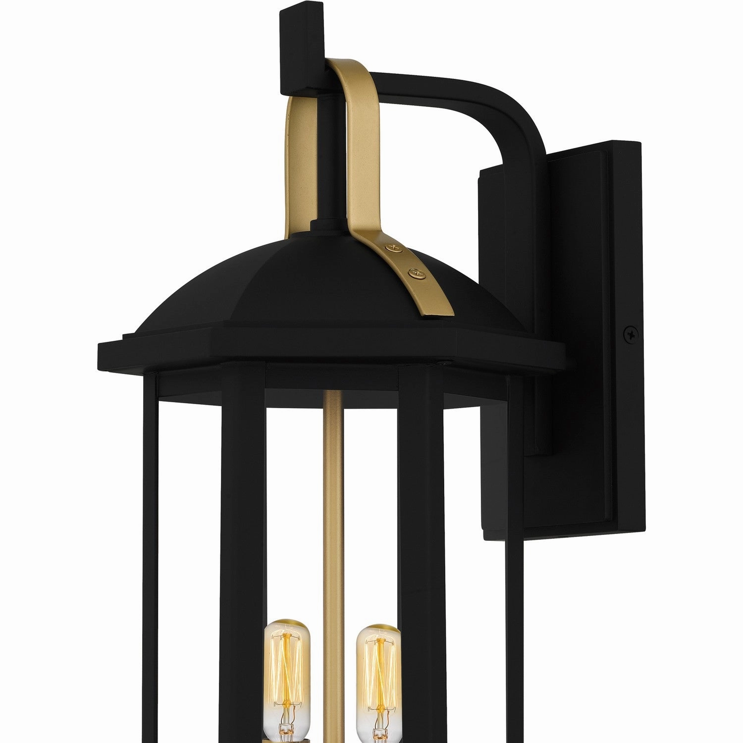 Crestfield Two Light Outdoor Wall Lantern Matte Black