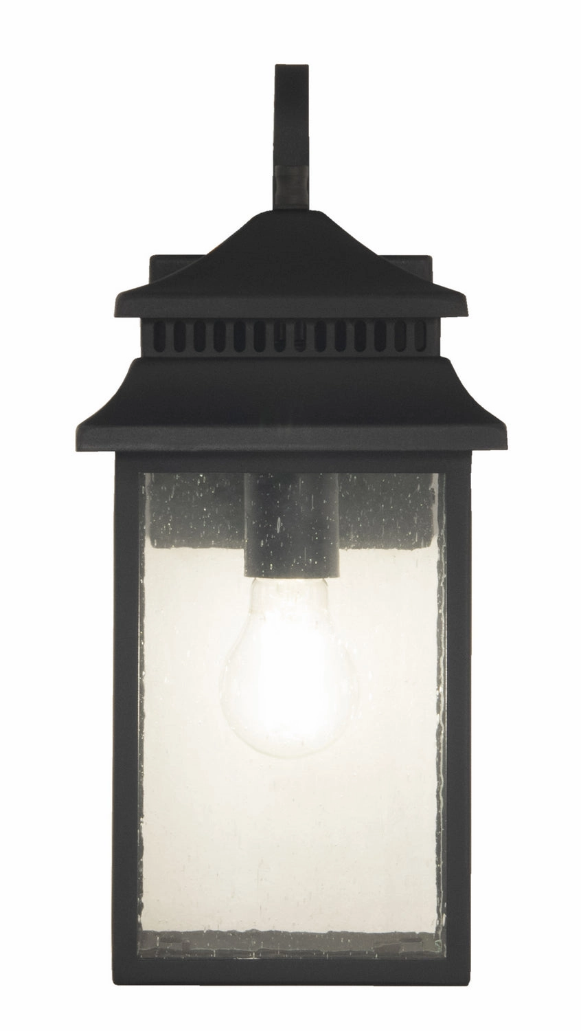Crossbend One Light Outdoor Wall Mount Textured Black