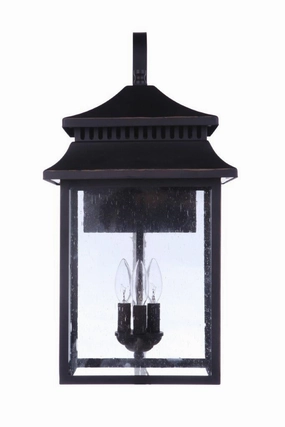 Crossbend Three Light Outdoor Wall Mount Textured BlackOutdoor wall sconces with motion sensor
