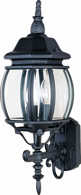 Crown Hill Three Light Outdoor Wall Lantern BlackOutdoor wall sconces with motion sensor